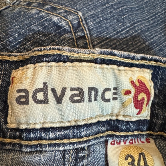 Advance Vintage Women's Blue Denim Skirt Size 34 - Picture 8 of 8